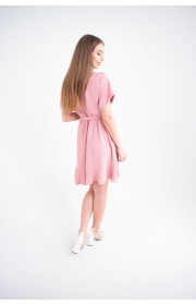 Жіноча сукня Рюша (рожевий)