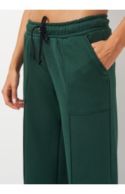 Спортивні штани на флісі жіночі Ліка (зелений)