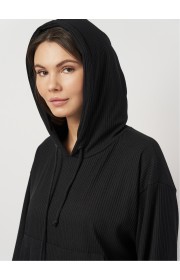 Жіночий костюм у рубчик Марі (чорний)