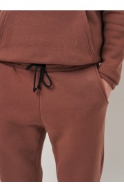 Чоловічий теплий спортивний костюм Ролінс (какао)