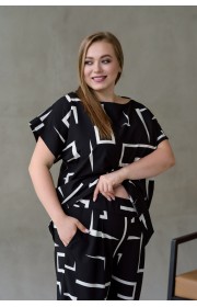 Костюм жіночий літній Альміна (чорний)