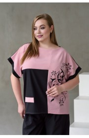 Костюм жіночий літній Кетлін (рожевий)