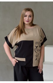 Костюм жіночий літній Кетлін (бежевий)