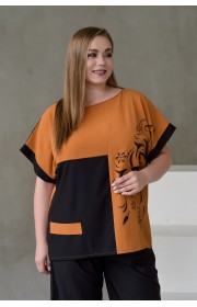 Костюм жіночий літній Кетлін (рудий)