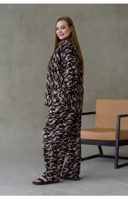 Костюм жіночий літній Риона (коричневий)