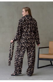 Костюм жіночий літній Риона (коричневий)