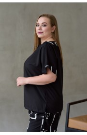 Костюм жіночий літній Санті (чорний)