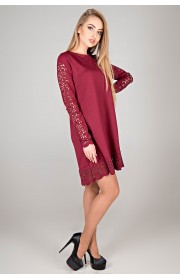 Сукня Ерін (бордовий)